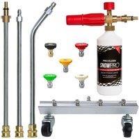 ProKleen Chassis Cleaner & Snow Foam Lance - Nilfisk Compatible in Metallic Silver