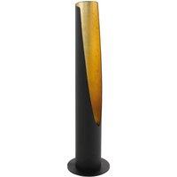 Loops Table Lamp Circluar Black Outer & Gold Inner Base Bulb GU10 1x5W Included