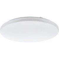 Loops Wall Flush Ceiling Light Colour White Shade White Plastic Bulb LED 33.5W