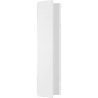 Loops Wall Light Colour White Aluminium Steel Enclosure Bulb LED 12W Included