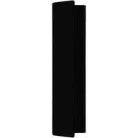 Loops Wall Light Colour Black Aluminium Steel Enclosure Bulb LED 12W Included