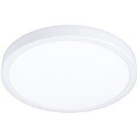 Loops Wall Flush Ceiling Light Colour White Shade White Plastic Bulb LED 20W Included