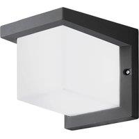 Loops IP54 Outdoor Wall Light Anthracite Cast Aluminium 10W Built in LED Lamp