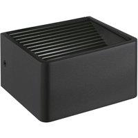 Loops IP44 Outdoor Wall Light Anthracite Aluminium 6W Built in LED Porch Lamp