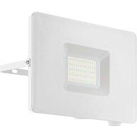Loops IP65 Outdoor Wall Flood Light White Adjustable 50W Built in LED Porch Lamp