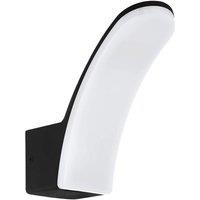 Loops IP44 Outdoor Wall Light Black Aluminium 11W Built in LED Porch Lamp