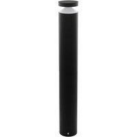 Loops IP44 Outdoor Bollard Light Black Cast Aluminium 11W Built in LED Lamp Post