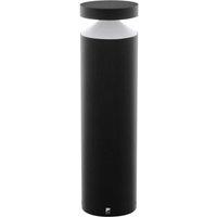 Loops IP44 Outdoor Pedestal Light Black Cast Aluminium 11W Built in LED Post