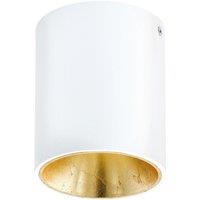 Loops Wall / Ceiling Light White & Gold Round Downlight 3.3W Built in LED