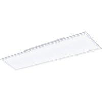 Loops Wall / Ceiling Light White Aluminium 1200mm x 300mm Panel 40W LED 4000K