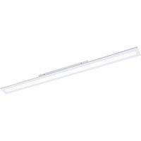 Loops Wall / Ceiling Light White 1195mm Slim Strip Panel 36W Built in LED 4000K