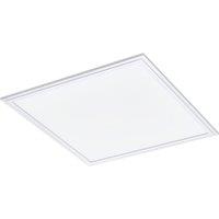 Loops Wall / Ceiling Light White 450mm Slim Square Panel 21W Built in LED 4000K