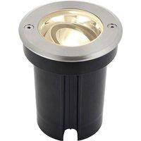 Loops Stainless Steel Drive Over IP67 Ground Light - 6W Warm White LED - Tilting Head in Metallics