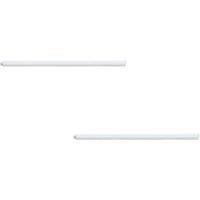 Loops 2 PACK Wall Flush Ceiling Light Colour White Shade White Plastic Bulb LED 6.4W