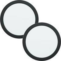 Loops 2 PACK Wall / Ceiling Flush Downlight Black Recess Spotlight 16.5W LED