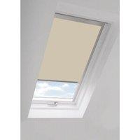 New Edge Blinds Grace Cream Thermal out Skylight Roller Blinds (Velux Roof Windows G Codes) | Size: S34