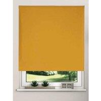 New Edge Blinds Thermal Blackout Roller Blinds 175cm Drop x Width 120cm Ochre in Burnt Orange | Size: 170m width x 175 cm drop