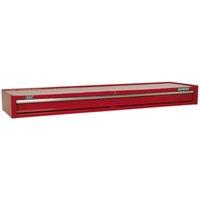 Loops 1665 x 440 x 170mm RED 1 Drawer MID-BOX Tool Chest Lockable Storage Unit Cabinet