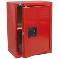 Loops Airbag Safe Storage Cabinet - 2mm Thick Sheet Steel - Slam Lock - Wall Mountable in Metallics