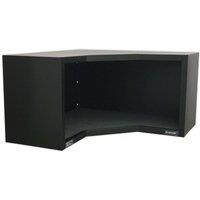 Loops 930mm Heavy Duty Modular Corner Wall Cabinet - Steel Construction - Fixings in Metallics