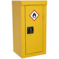 Loops Hazardous Substance Cabinet - 350 x 300 x 705mm - Single Door - 2 Point Key Lock