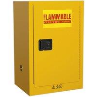 Loops Flammable Substance Storage Cabinet - 585mm x 455mm x 890mm - 3-Point Key Lock