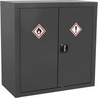 Loops CoSHH Substance Cabinet - 900 x 460 x 900mm - Two Doors - 2-Point Key Lock