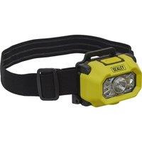 Loops Intrinsically Safe Adjustable Headband Torch - LED - Battery Powered
