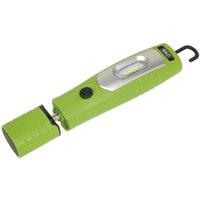 Loops 360 Swivel Inspection Light - 7 SMD & 3W SMD LED - Rechargeable - Green