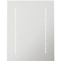 Loops 390 x 500mm IP44 LED Bathroom Mirror - Tunable White - Demister & Shaver Socket