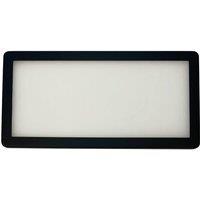 Loops 4x MATT BLACK Ultra-Slim Rectangle Under Cabinet Kitchen Light & Driver Kit - Warm White Diffused LED