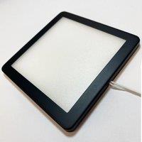 Loops 5x MATT BLACK Ultra-Slim Square Under Cabinet Kitchen Light & Driver Kit - Natural White Diffused LED