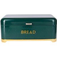 Lovello Bread Bin in Lush Green with Textured Finish Vintage