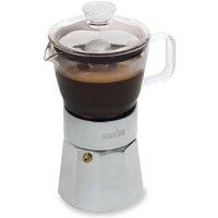 La Cafetiere Verona 6 Cup Glass Espresso Coffee Maker, Silver