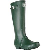 Woodland Quality Strap Regular Wellington Boots in Green | Size: 10