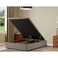 Eleganza Home Our Ottoman Base - Malham Weave in Cream | Size: Super King