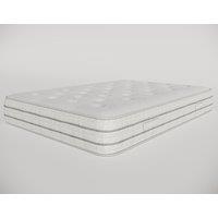 Eleganza Home Silk 1000 Pocket Sprung Mattress in White | Size: Double