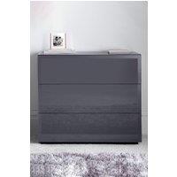 Time4sleep Linea 3 Drawer Chest Grey