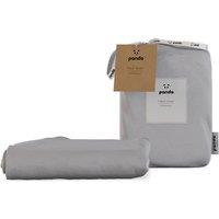 Panda London 100% Bamboo Bedding Fitted Sheet in Mid Grey | Size: EU King