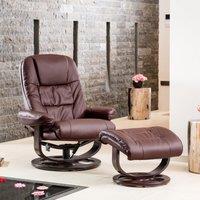 Artemis Home Burdell Swivel Recliner in Burgundy