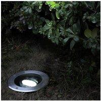 CGC Lighting 'Yara' Silver Angled Compact Recessed Outdoor Ground Light