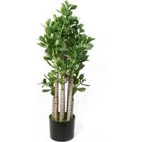 Leaf Faux Deluxe 75cm Artificial Green Jade Plant