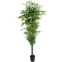 Leaf 180cm Artificial Ficus Tree Green