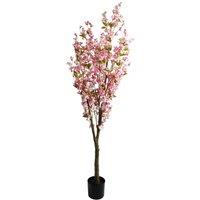 Leaf 180cm Artificial Pink Cherry Tree