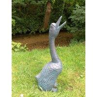 Inspirational Gifting Goose Garden Ornament Sculpture cast in Aluminium in Bronze
