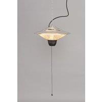 BHS Lighting 1500W Ceiling Pendant Patio Heater in Silver
