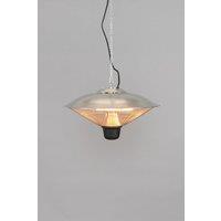 BHS Lighting 2000W Ceiling Pendant Patio Heater with LED in Silver