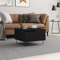 Berkfield Home Coffee Table Black 55x55x36.5 cm Engineered Wood