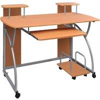 Berkfield Home Computer Desk Brown 110x52x88.5 cm Engineered Wood