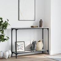 Berkfield Home Console Table Grey Sonoma 101x30.5x75 cm Engineered Wood